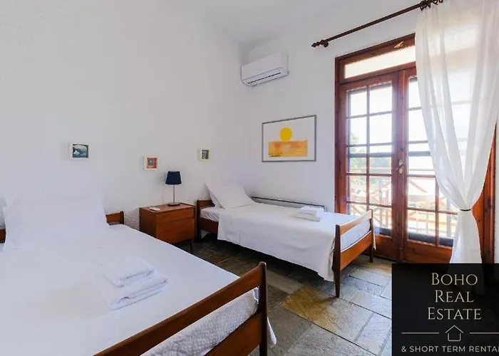 Casa Calma Beachfront 3bdrm Maisonette * Mola Kalyva